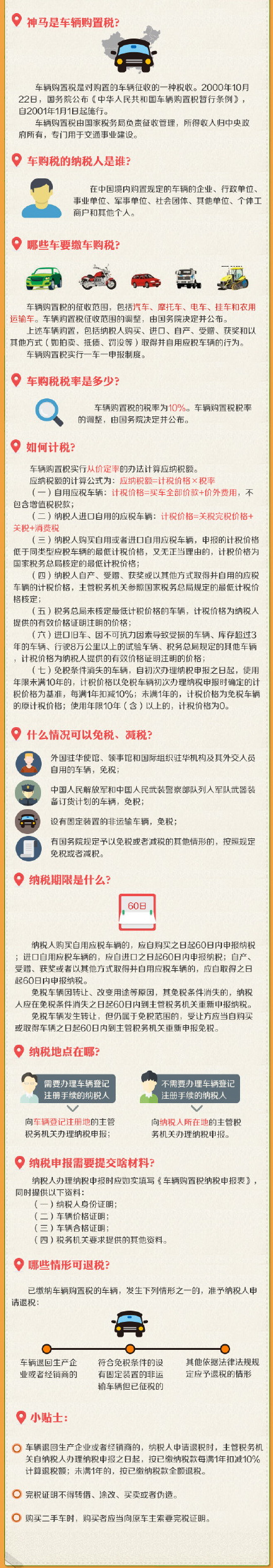 关于车辆购置税，你不知道的几个细节